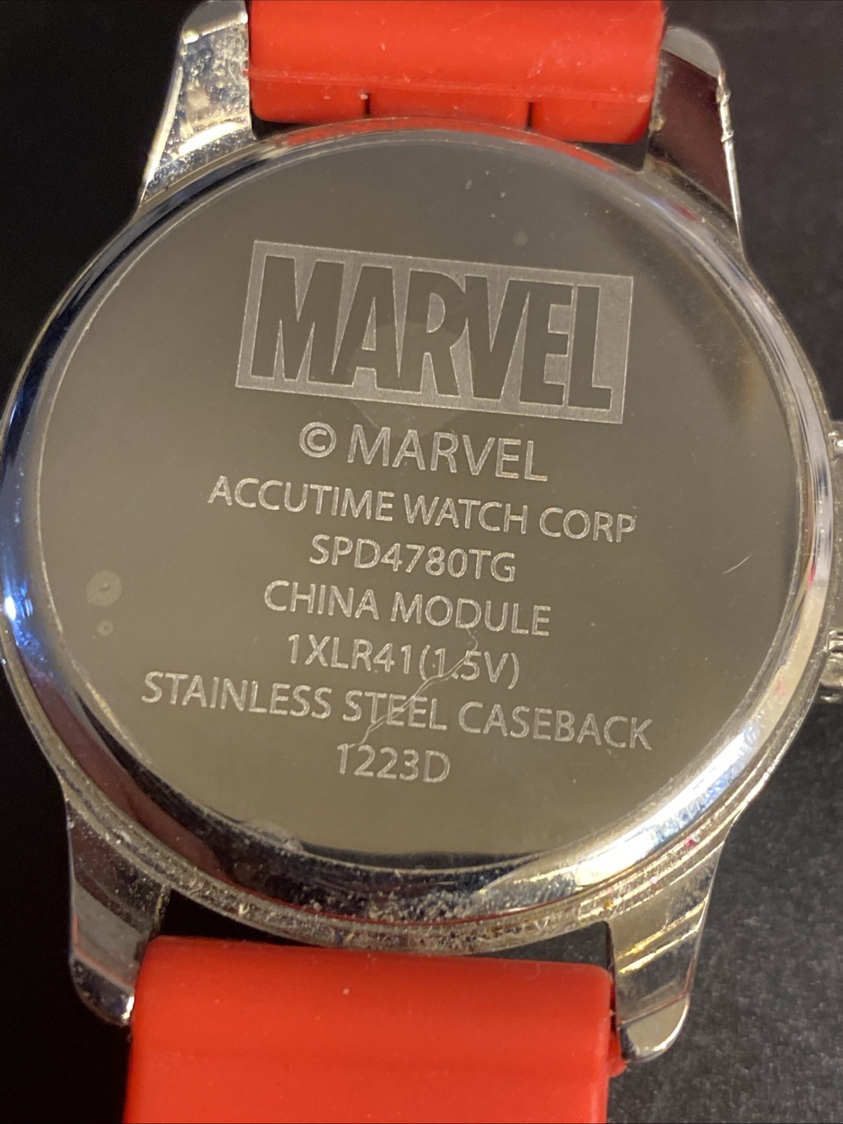 Spiderman Flip Watch – Digital – New Battery – Silver/Red Unisex Kids