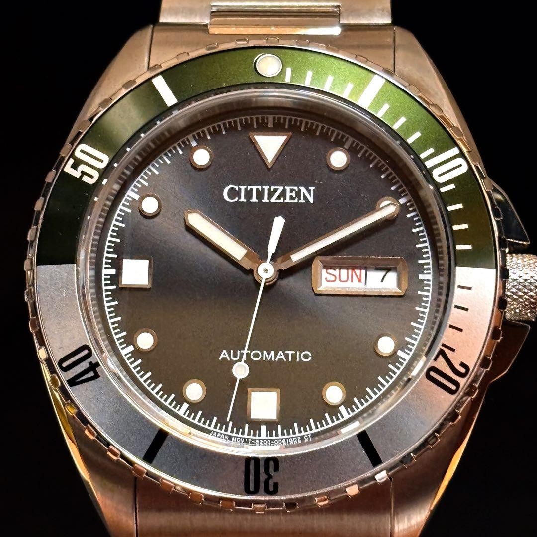 Citizen NH7531-50E Automatic Analog Watch Mens Black Dial 42mm 20cm Wrist Date