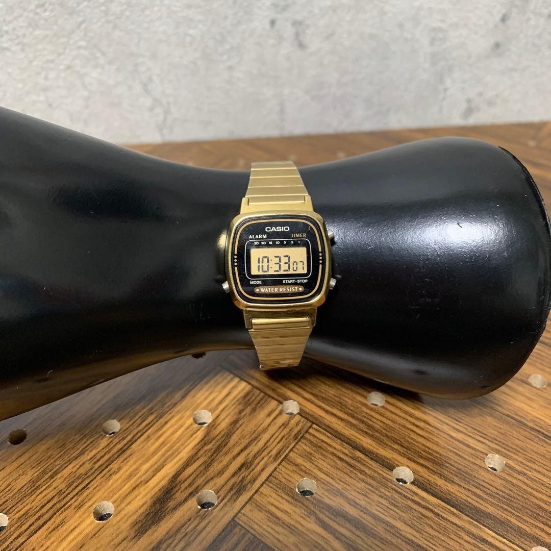 CASIO LA670WGA-1 Gold, working condition