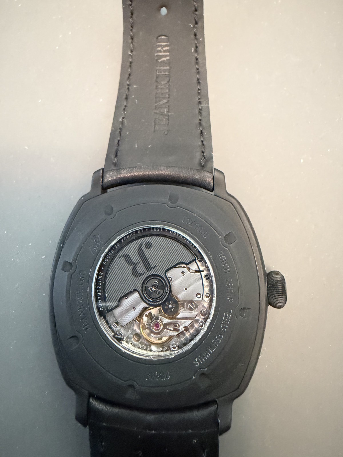 JeanRichard 1681 Central Second Black DLC – 60320-11-652-HB6A