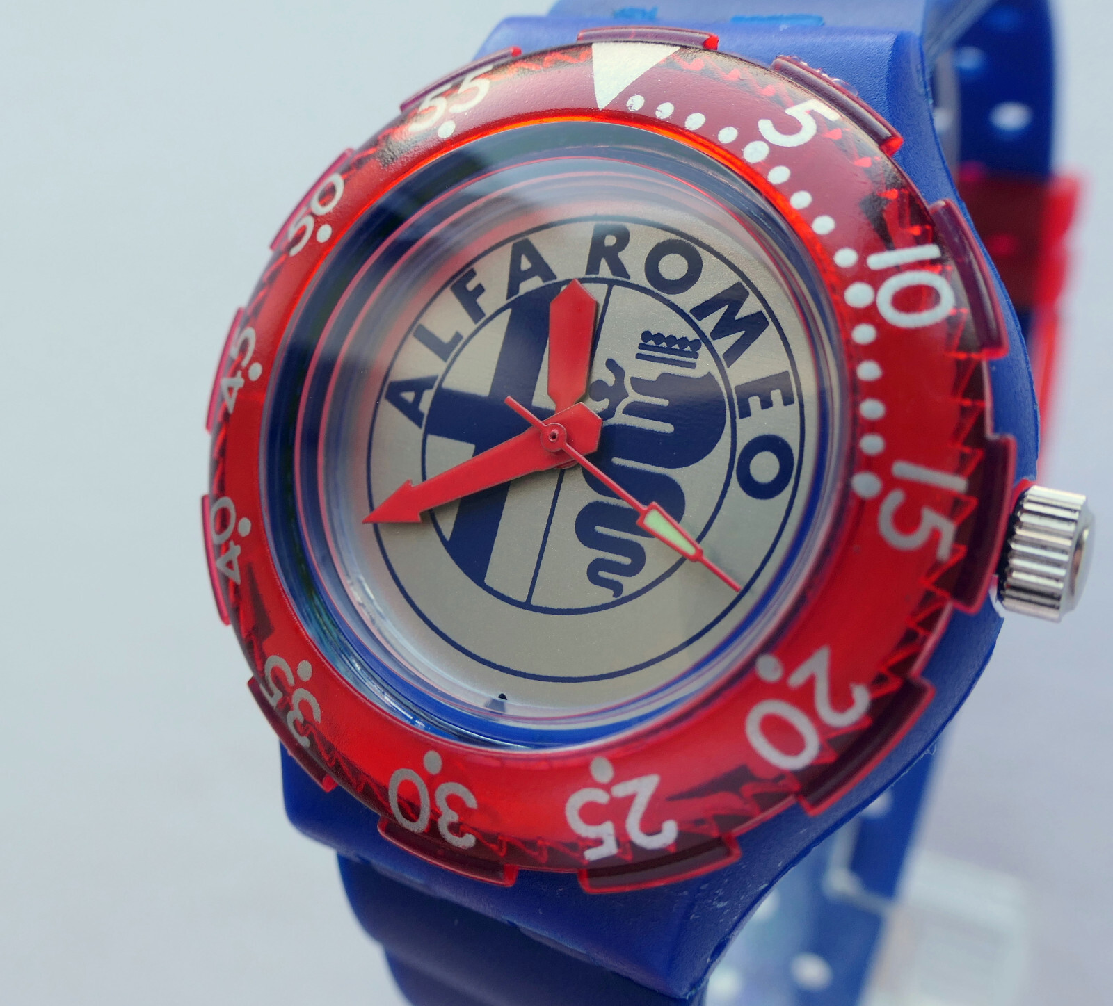 Alfa Romeo Classic Retro Logo Racing Sport Car Accessory Made in Germany Watch