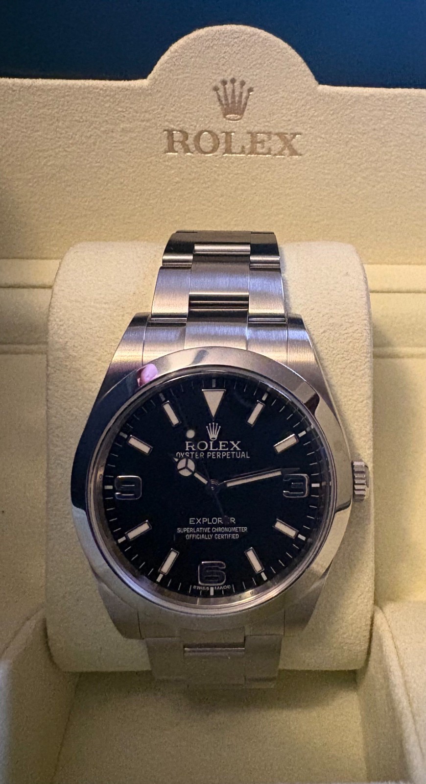 Rolex Explorer I 39mm 214270 MK1 (2014) – Complete Set – Box & Papers – Excellen
