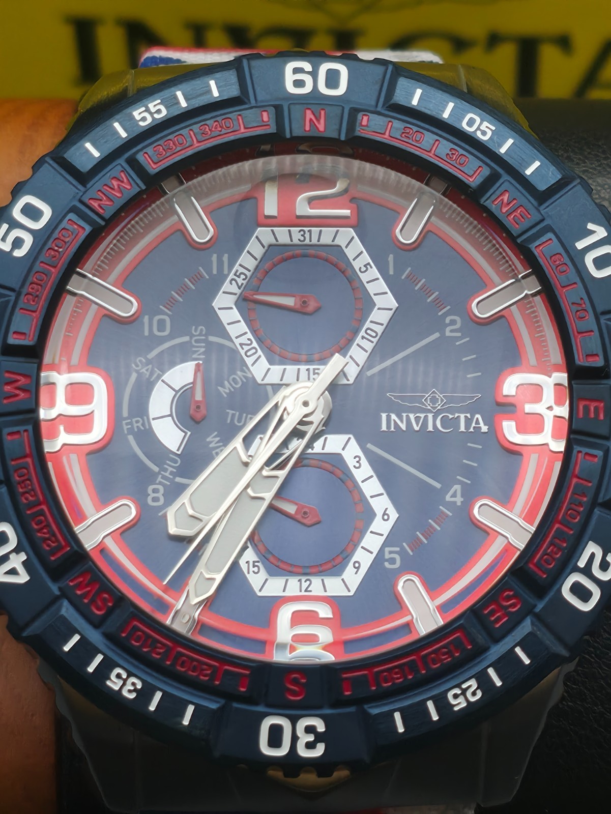 Invicta Coalition Forces Field Test 49MM Red White Blue American Patriot