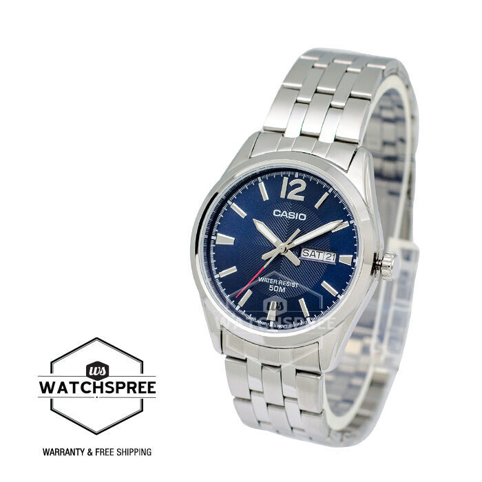 Casio Men’s Standard Analog S.Steel Band Watch MTP1335D-2A MTP-1335D-2A