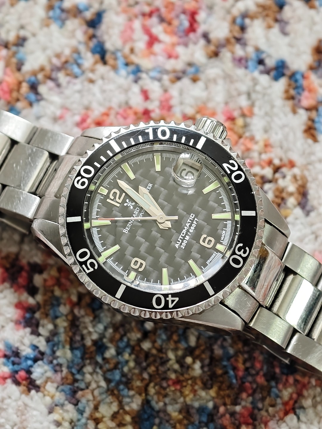Bernhard H. Mayer Nauticus Diver 200m Date Limited Edition – 39mm