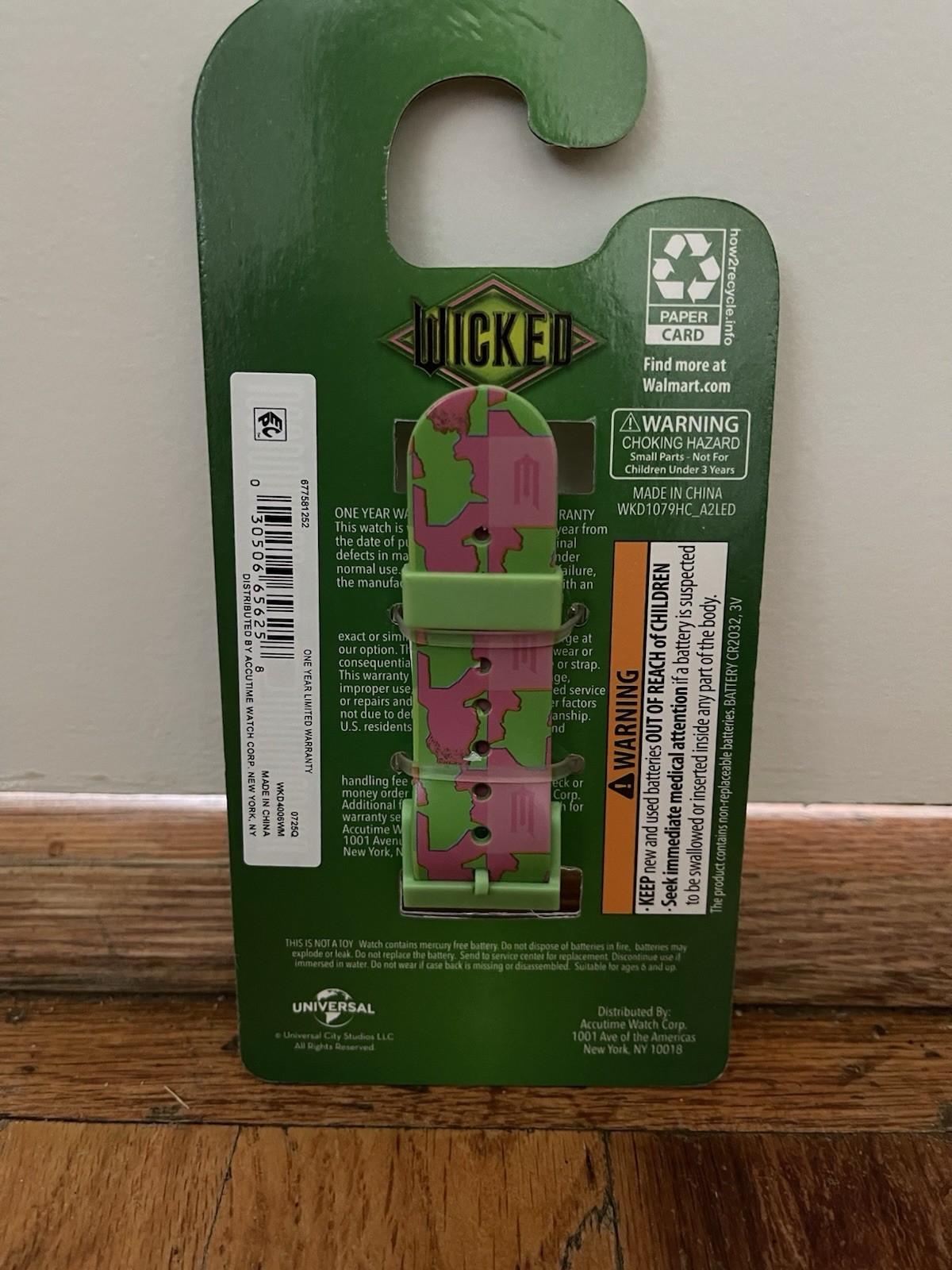 Universal Wicked LED Watch LED Display Pink Green Unisex Kids Casual Digital