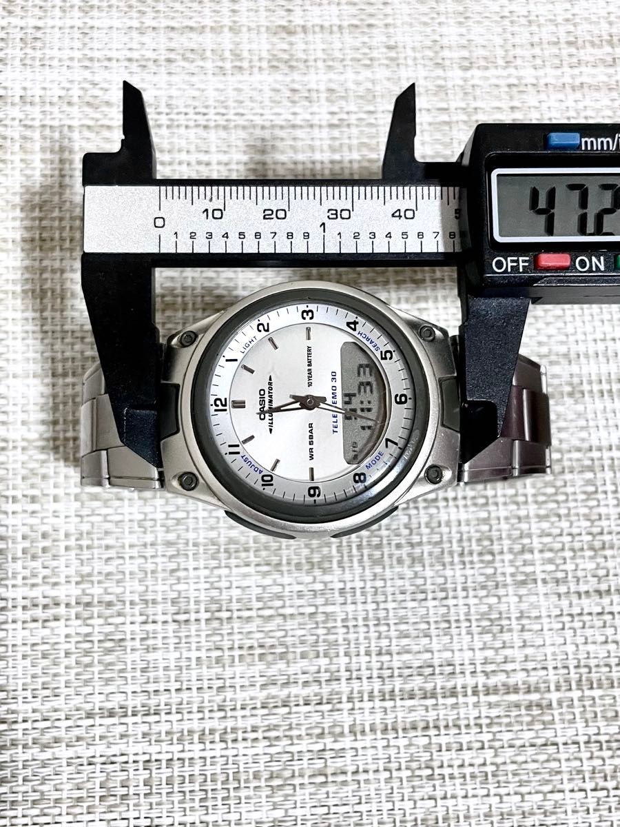 CASIO AW80 Telememo 30 Illuminator Ana-Digi Watch