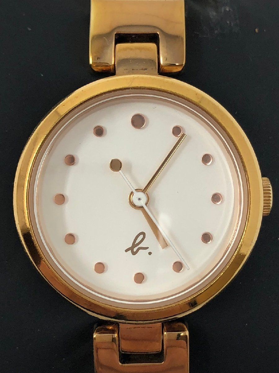 agnes b. Agnes B. Women s Wristwatch Gold J21 KMV0 Used 17249