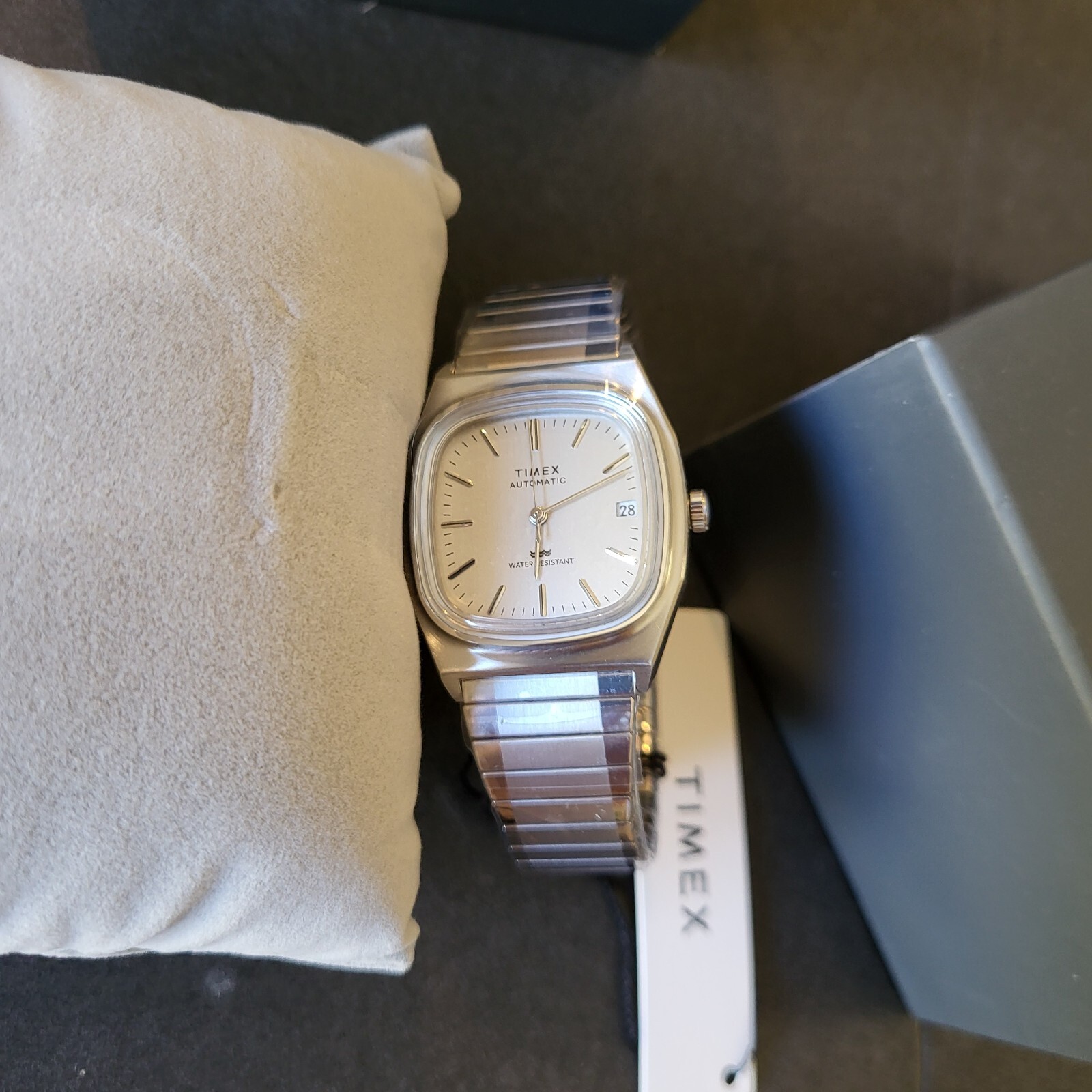 Timex Automatic 1983 E-Line Reissue 34mm with Expansion band Watch TW2W70800