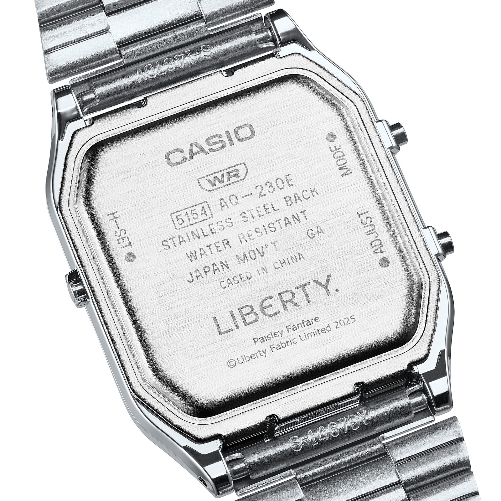Casio & Liberty Limited model Collaboration Stainless Steel AQ-230ELT-7A Watch