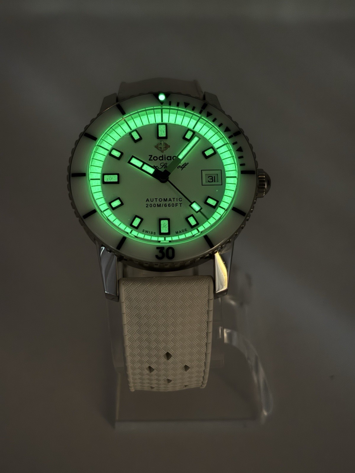 Zodiac Super Sea Wolf Automatic Diver Watch ZO9309 ‘Spearmint’