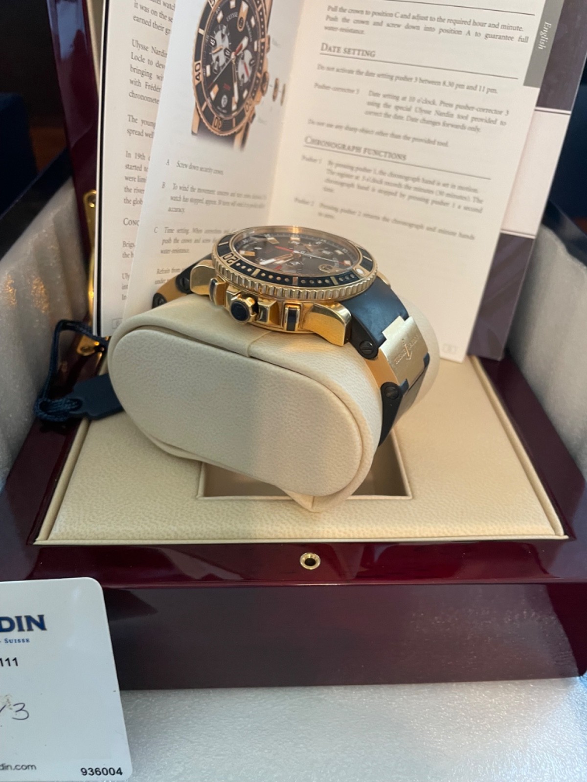 Ulysse Nardin Maxi Marine Chronometer 8006-102 size L