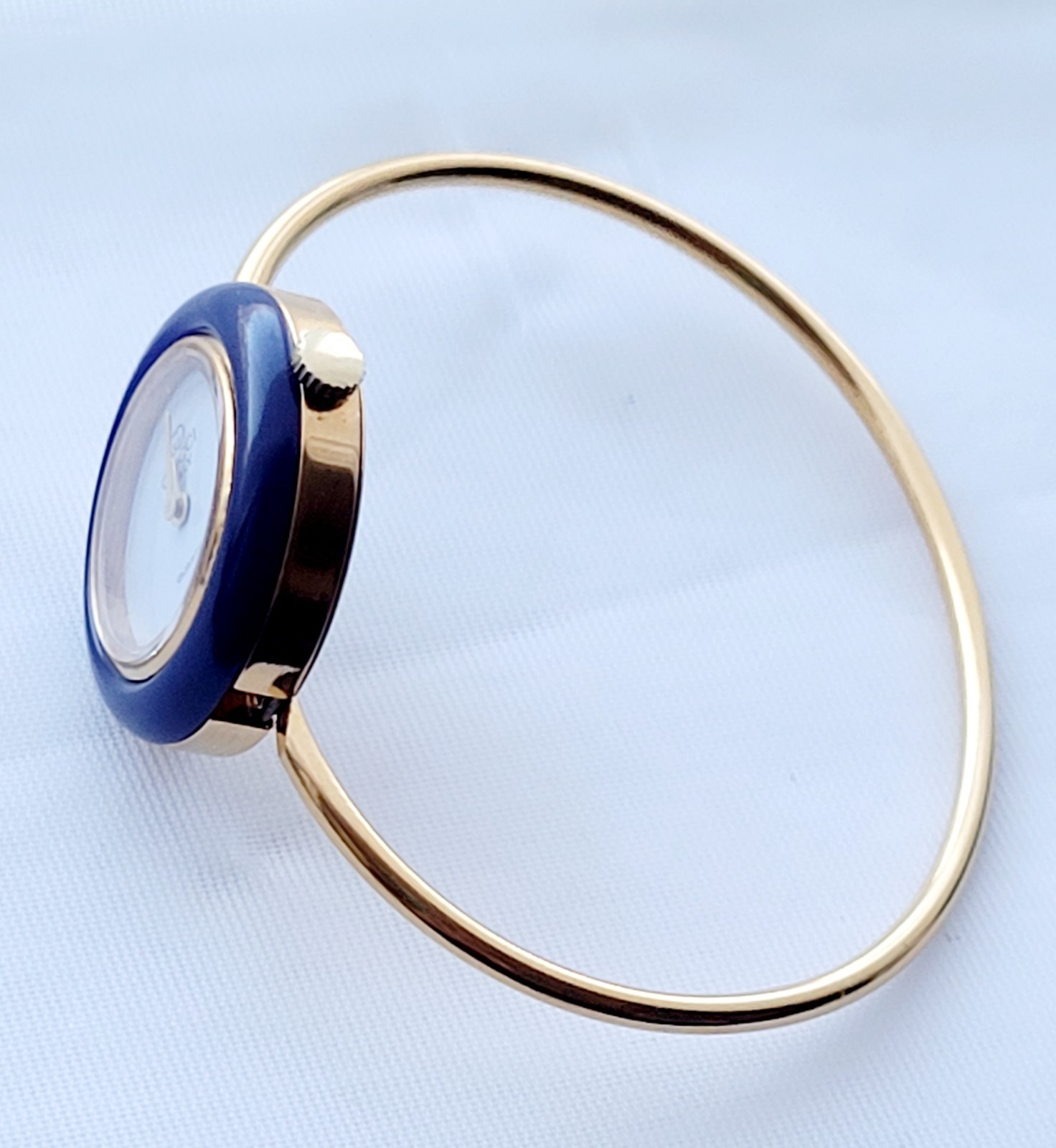 Gucci Dark Blue Plastic Bezel,No Watch,Only Fit First GENERATION💃Made In Italy