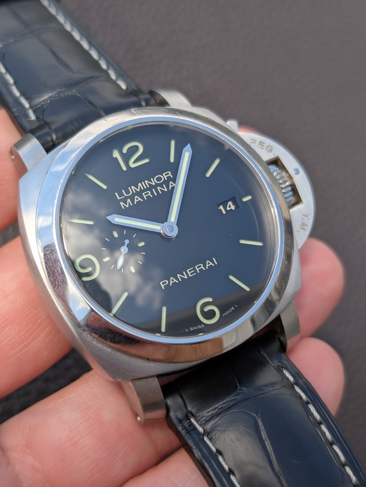 Panerai Luminor Marina 1950 3 Days 44mm Watch PAM00312 With Box & Papers