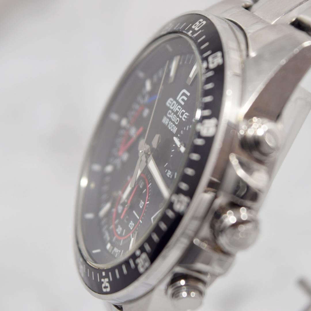 Casio Edifice EFV-540 Chronograph Retrograde Quartz Black Mens Watch Japan