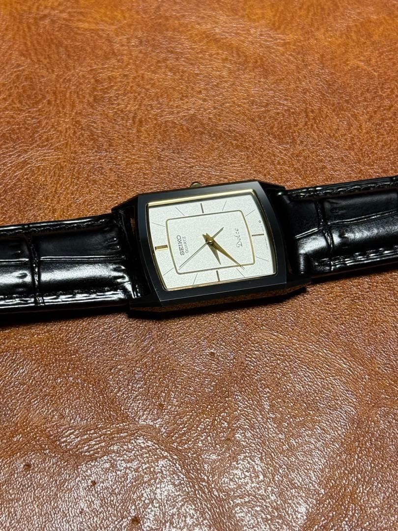 SEIKO Dolce 9521-5200 Ceramic Rectangular Quartz Watch