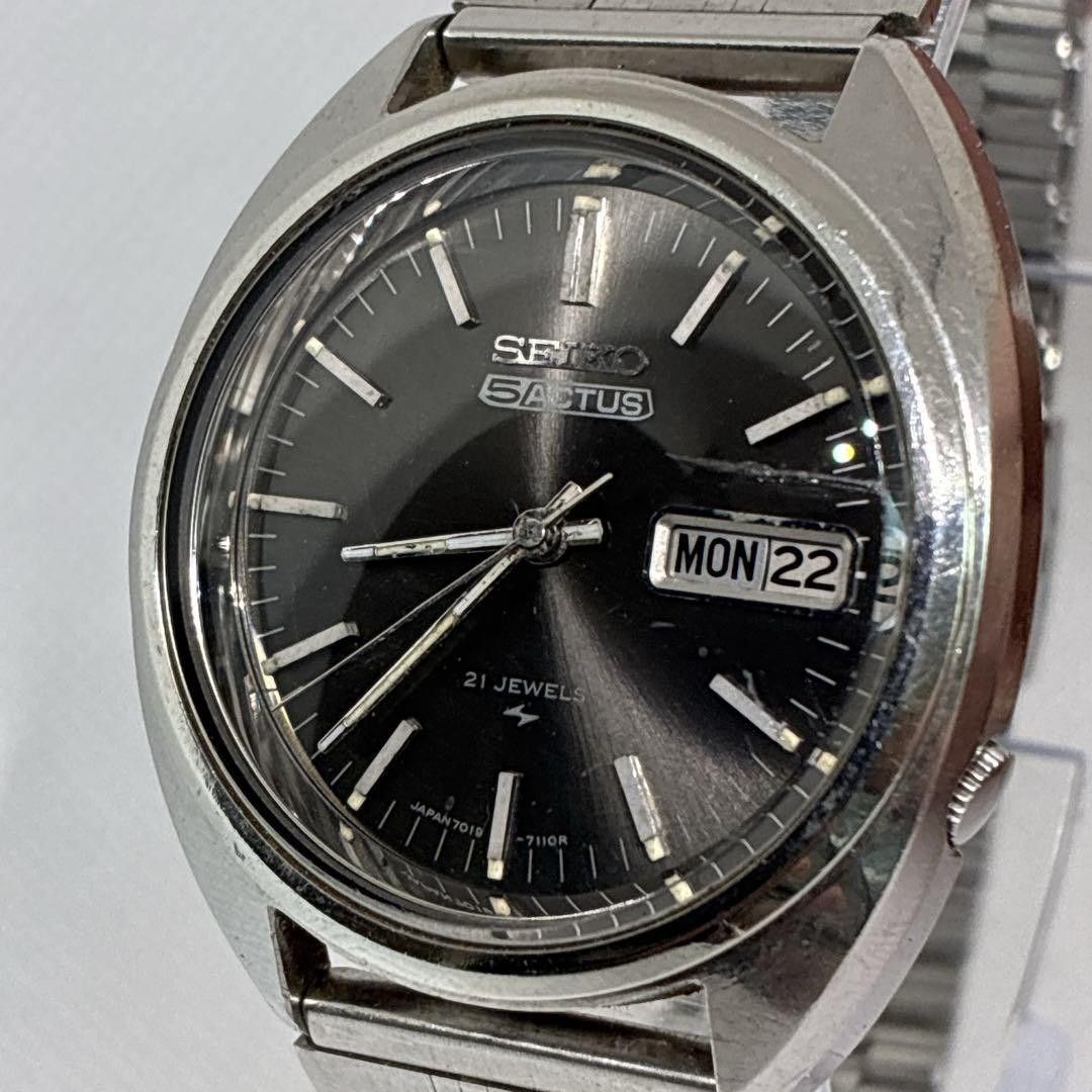 Condition Working SEIKO 5 Actus Men’s Watch Made in 1970 Vintage