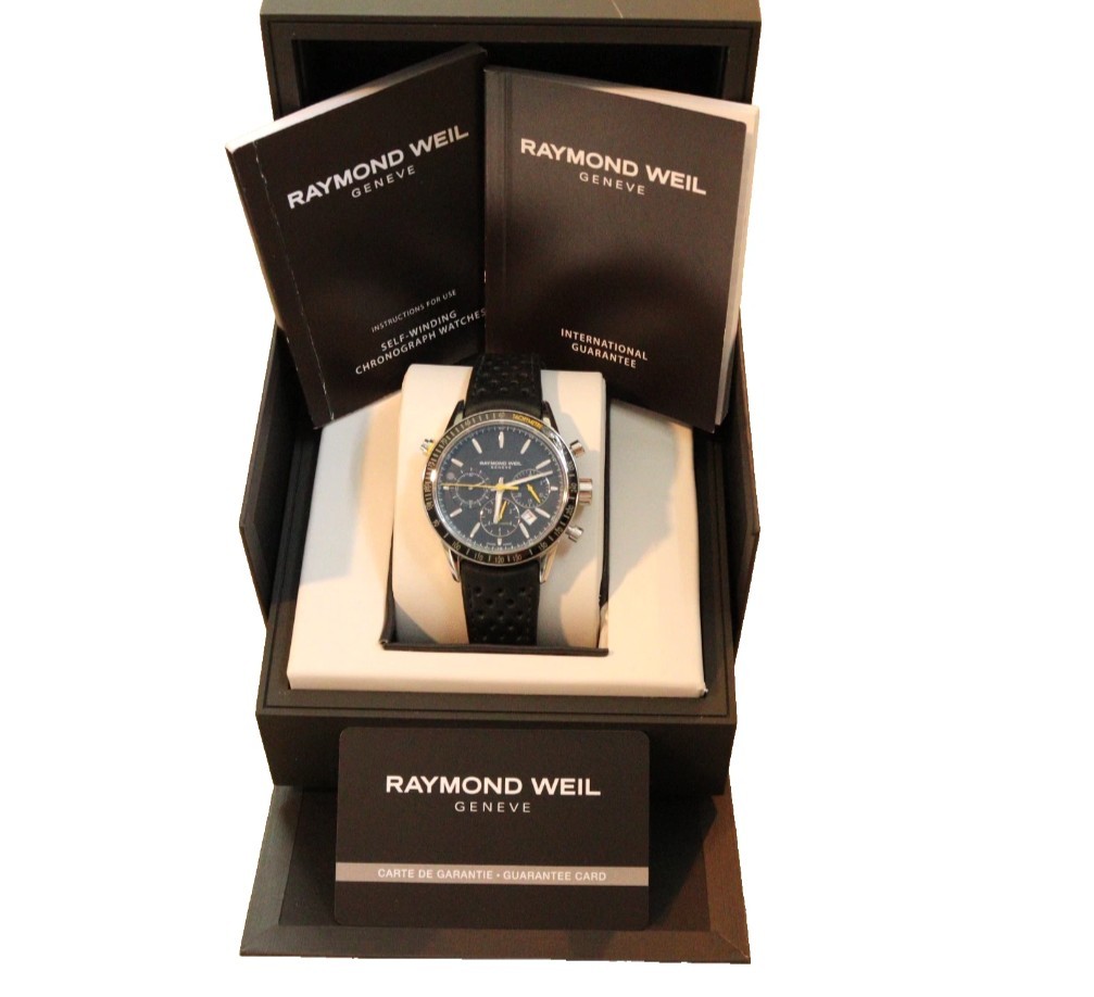 Raymond Weil Freelancer Chronograph 7740 43mm Automatic 100m Steel Watch LW-58