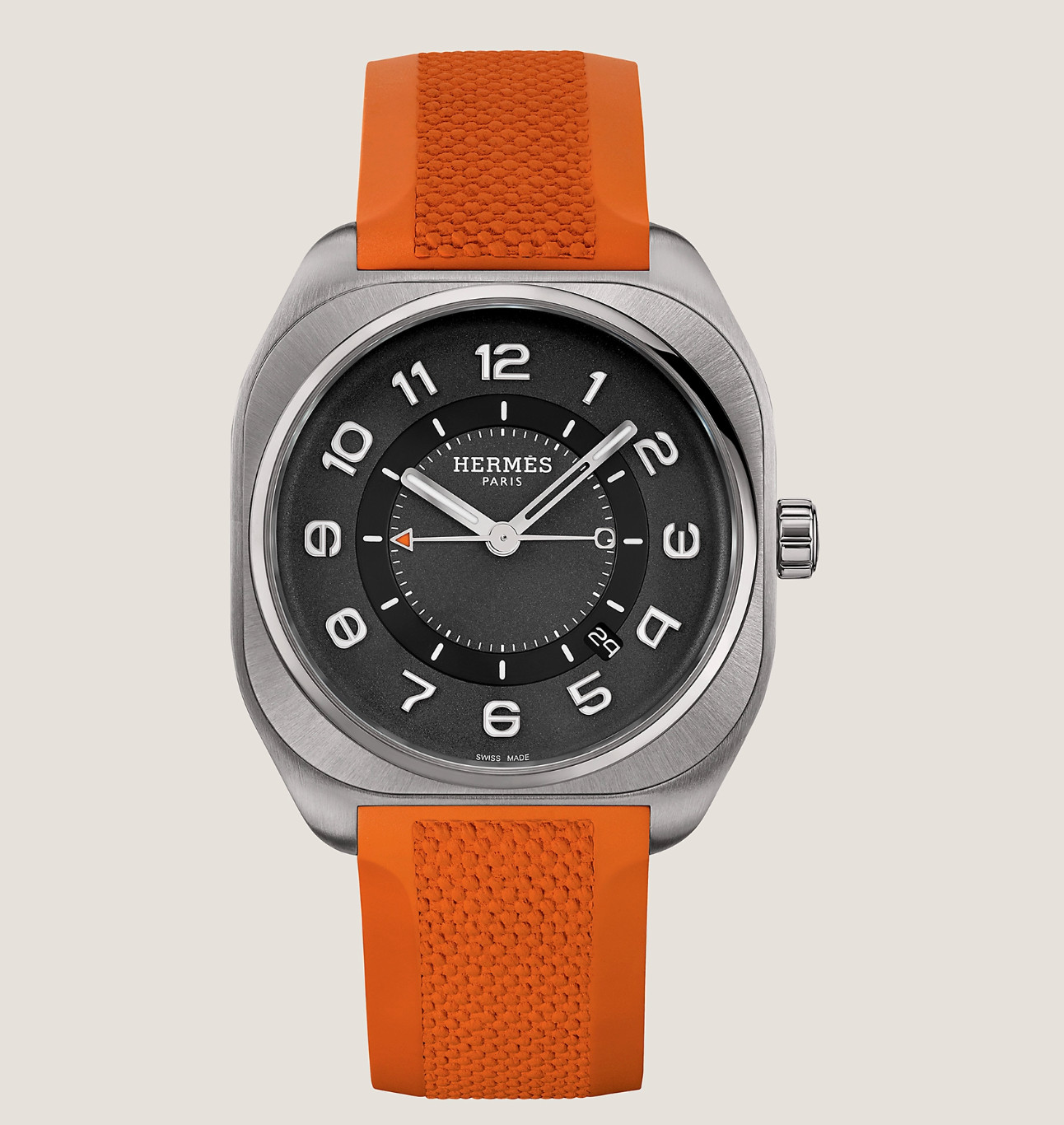 NEW HERMÈS H08 Titanium Automatic Men’s watch W049628WW0, 42 mm w/ Receip $6650