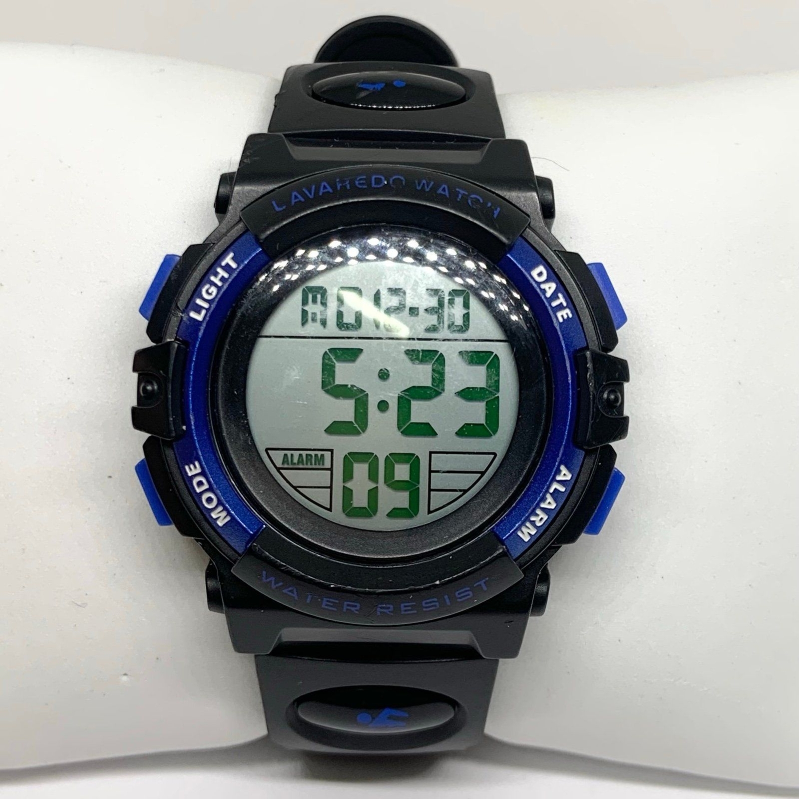 LAVAREDO Mens Digital Sports Military watch Waterproof 43mm running