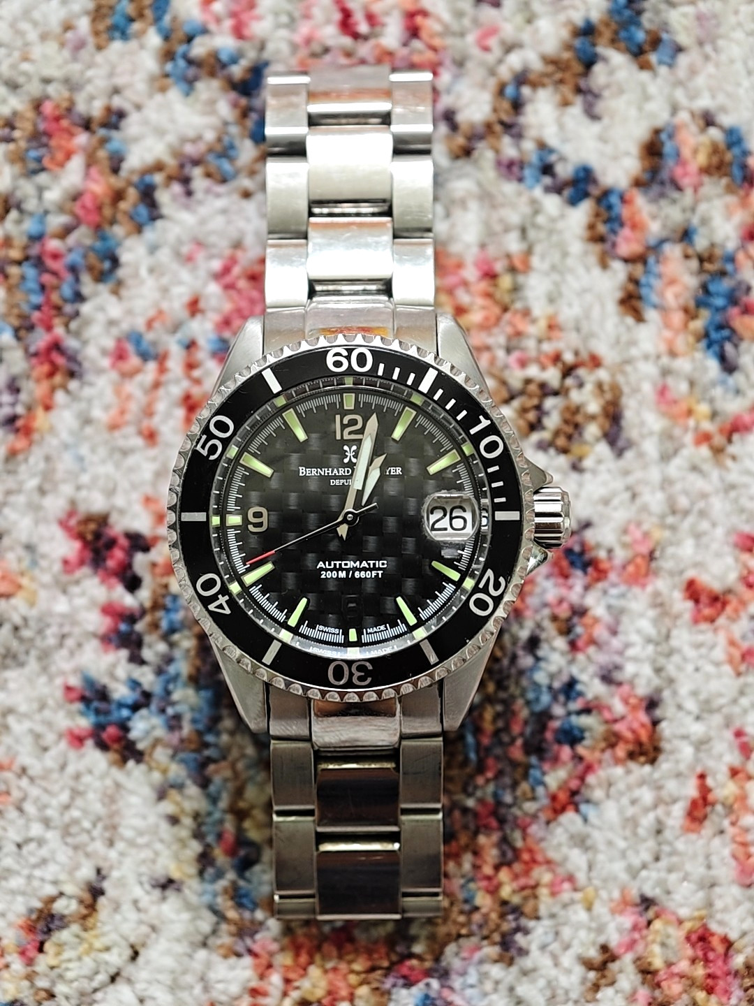 Bernhard H. Mayer Nauticus Diver 200m Date Limited Edition – 39mm