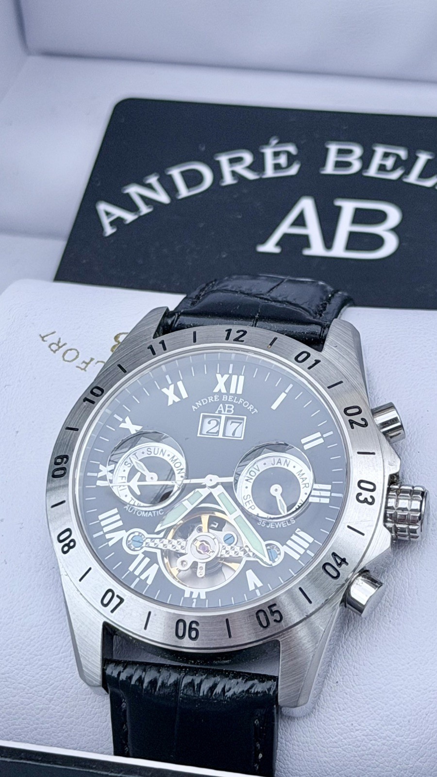 André Belfort Galactic Ref. AB-361 Automatic 43mm Full Set Men’s 5ATM Steel
