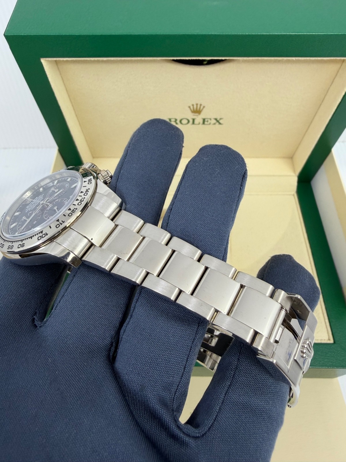 2016 Blue Dial Box Papers ROLEX COSMOGRAPH DAYTONA 40MM 116509 18K White Gold