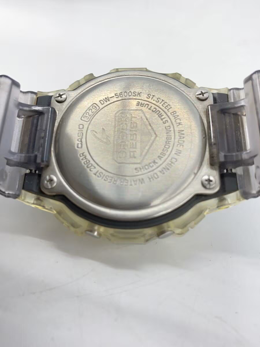 CASIO Quartz Watch G SHOCK Digital Clear