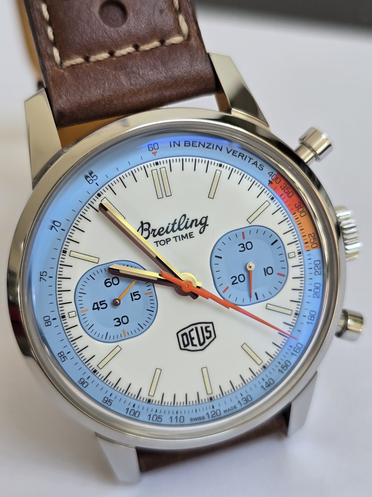 Breitling Top Time Deus, Exceptional Condition with Manufacturer Warranty
