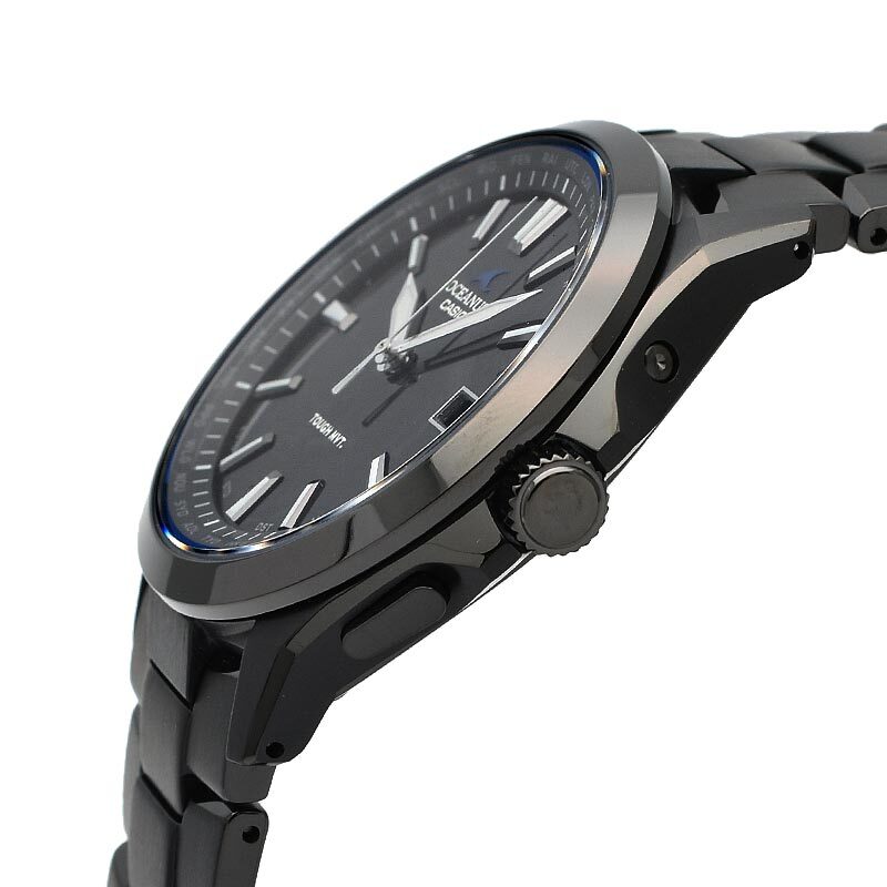 CASIO OCEANUS OCW-S100B-1AJF Titanium Radio Solar Watch Black 41.5mm