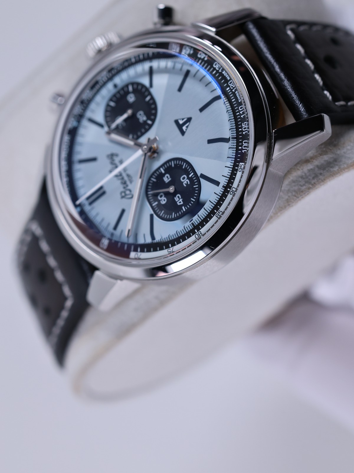 Breitling Top Time B01 Triumph AB01764A1C1X1 41mm Sky Blue / Blue Dial Full Set