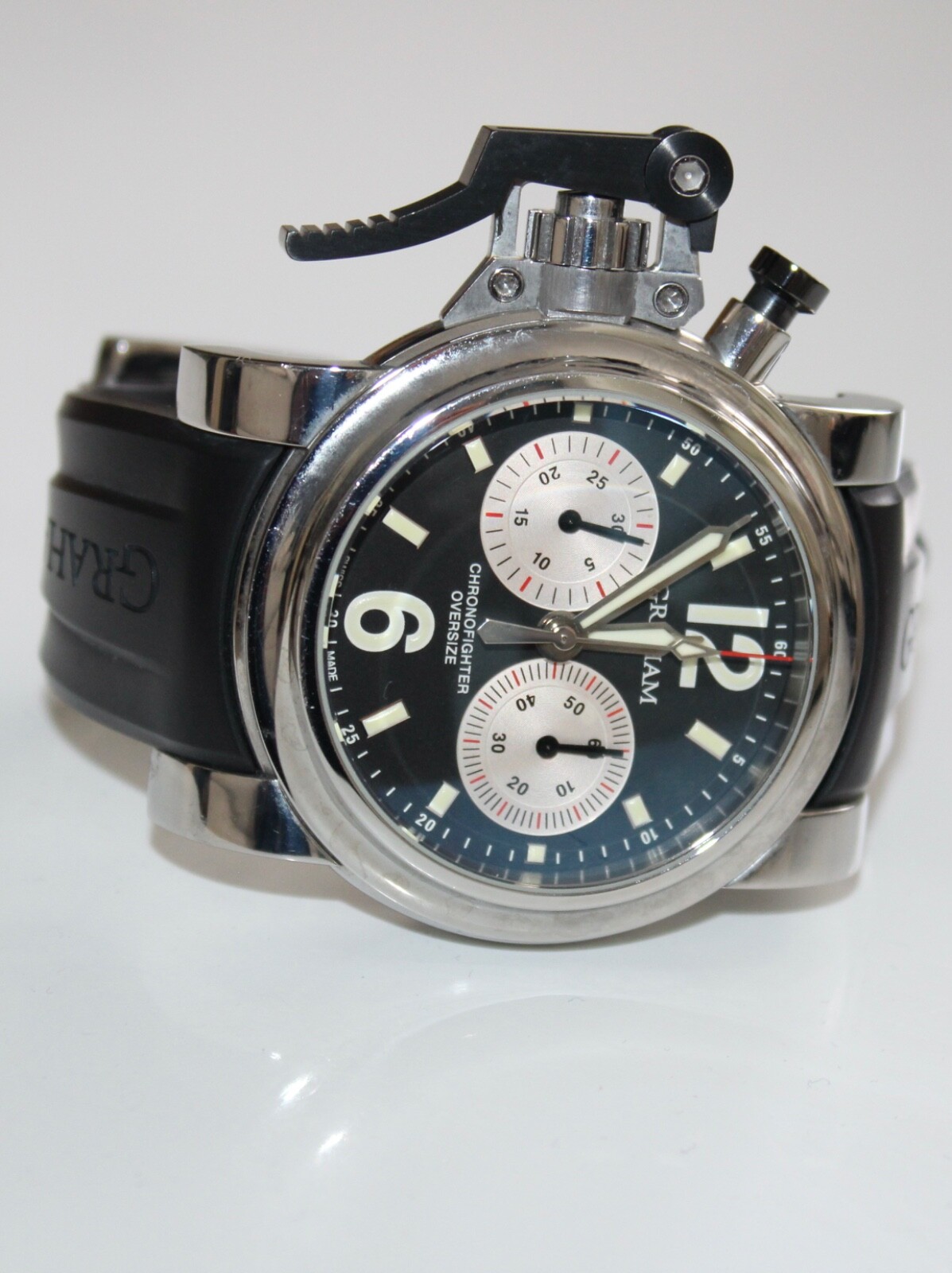Graham Chronofighter Oversize Black Dial 47mm Men’s Luxury Sports Watch