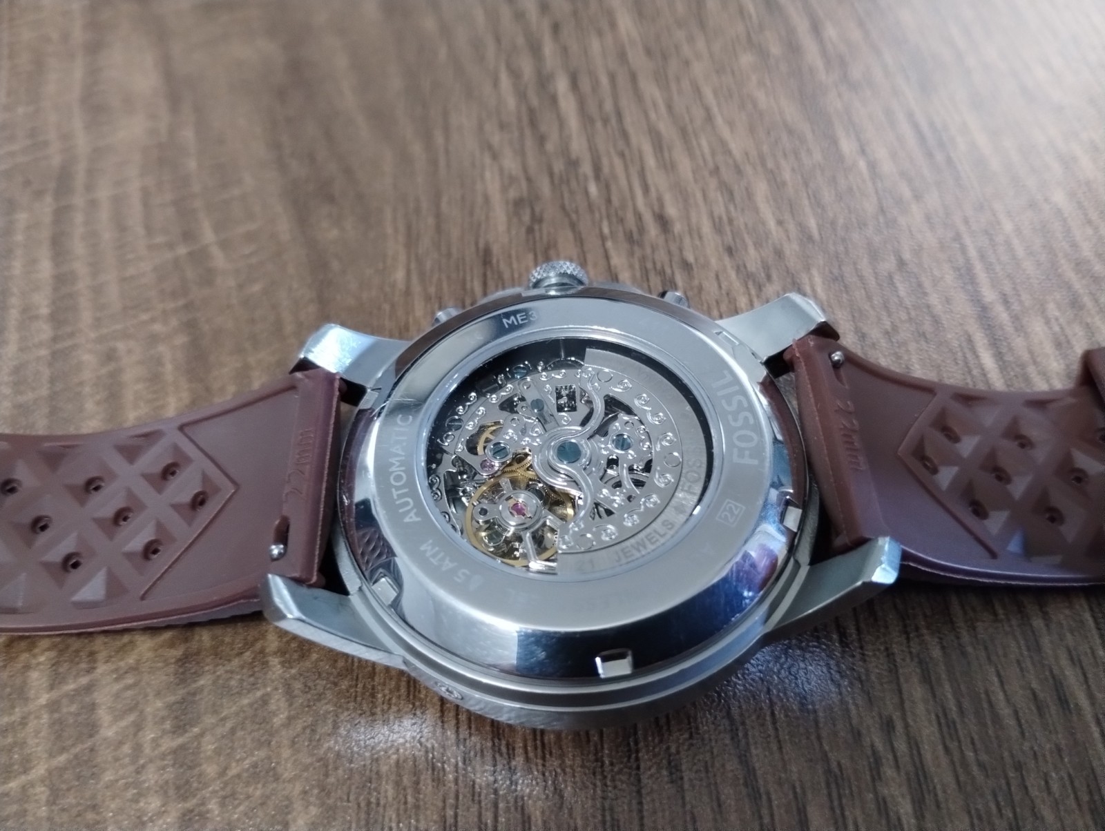 Fossil Relic Men’s Automatic Skeleton Dial 43mm
