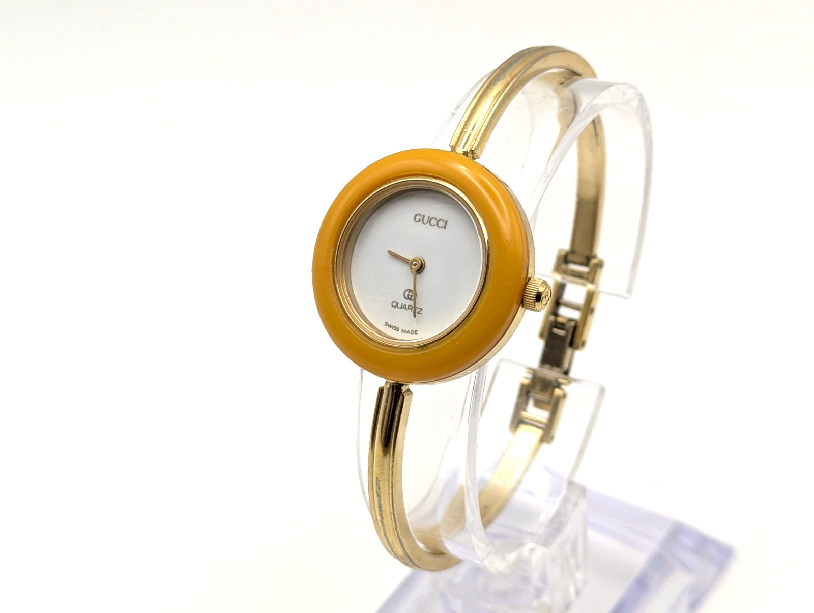 Gucci Play 1100L Change Bezel Interchangeable Vintage Ladies Watch Untested