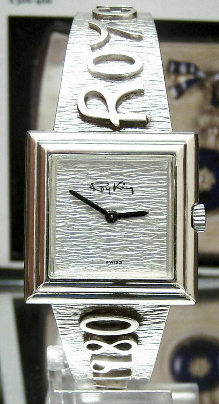 VINTAGE 1980 UK TOP CELEBRITY ROY CASTLE WRIST WATCH & BOX UNIQUE + PROVENANCE