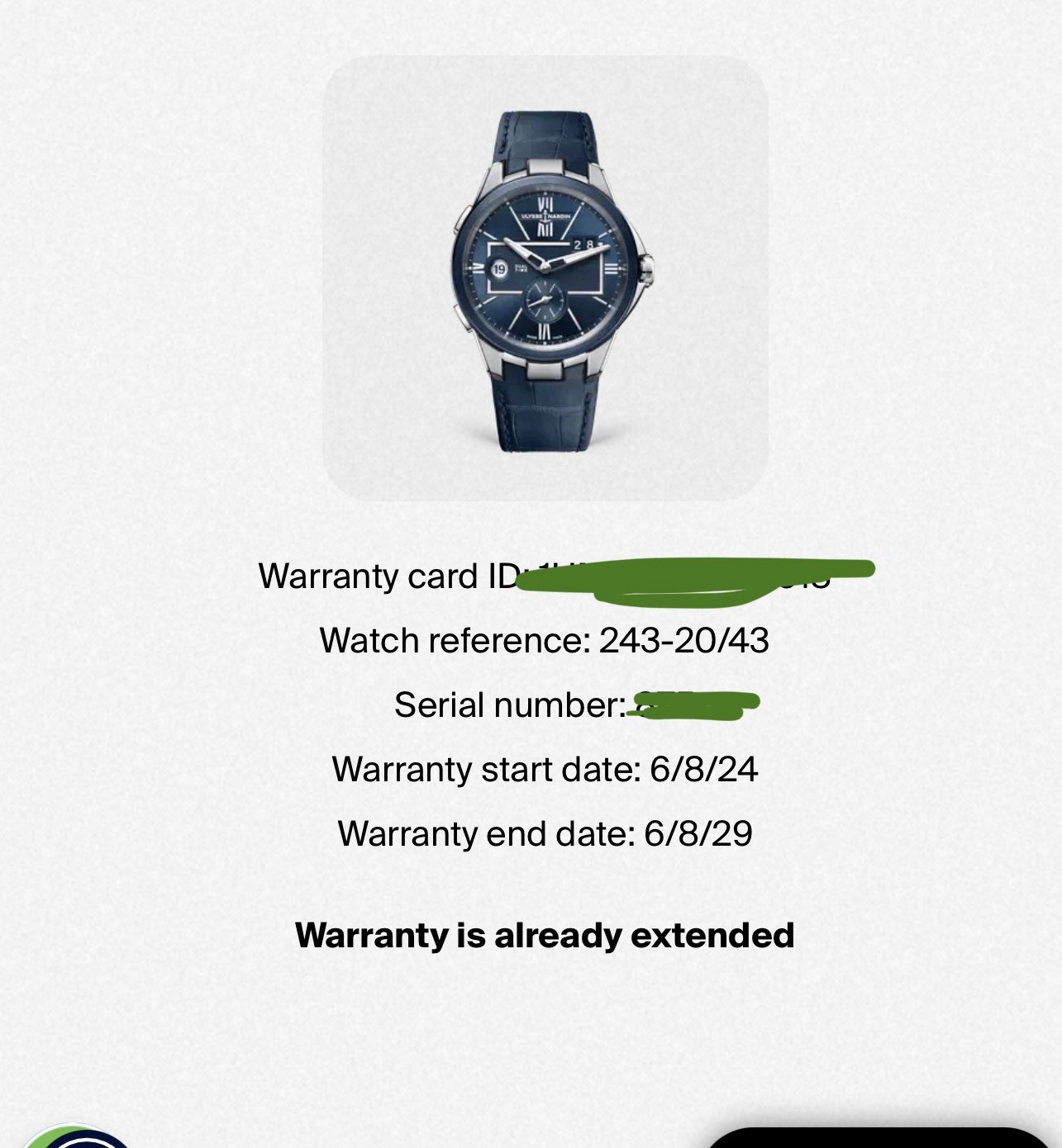 Ulysse Nardin Blast Dual Time Stainless Steel Blue Dial 42mm 243-20/43 Full Set