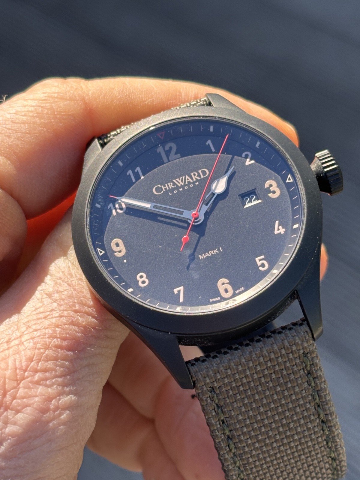 Christopher Ward C8 Flyer Quartz 44mm (03/2017) WH1741F