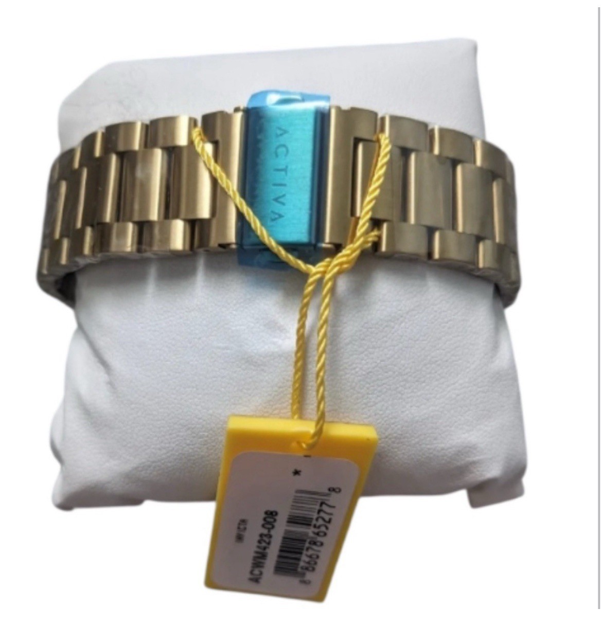 Activa Dual Time Analog-Digital Quartz Gold Tone Bracelet Watch 30m