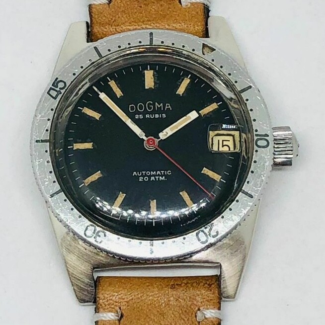 RARE DOGMA DE LUX AUTOMATIC DIVER`S Ref.511301 Cal. F 4007 200m 20 ATM. CALENDAR