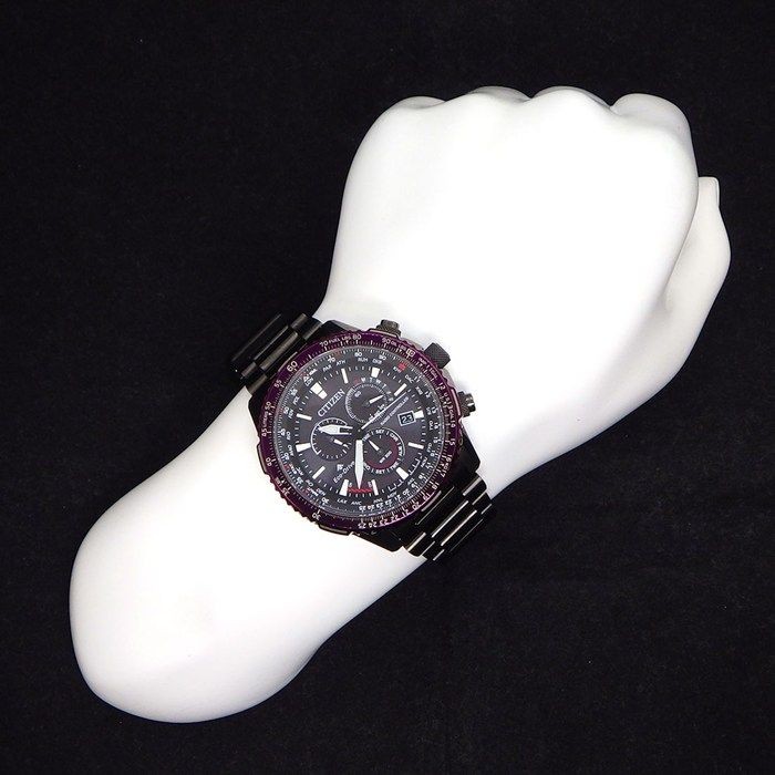 Citizen Promaster Sky Solar Chronograph Black Dial wrist 16.0cm/6.3in