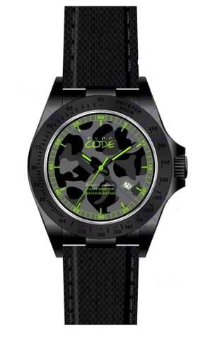 Mens Watch EVEN CODE Milano Leather Fabric 10 models Camouflage Military DD
