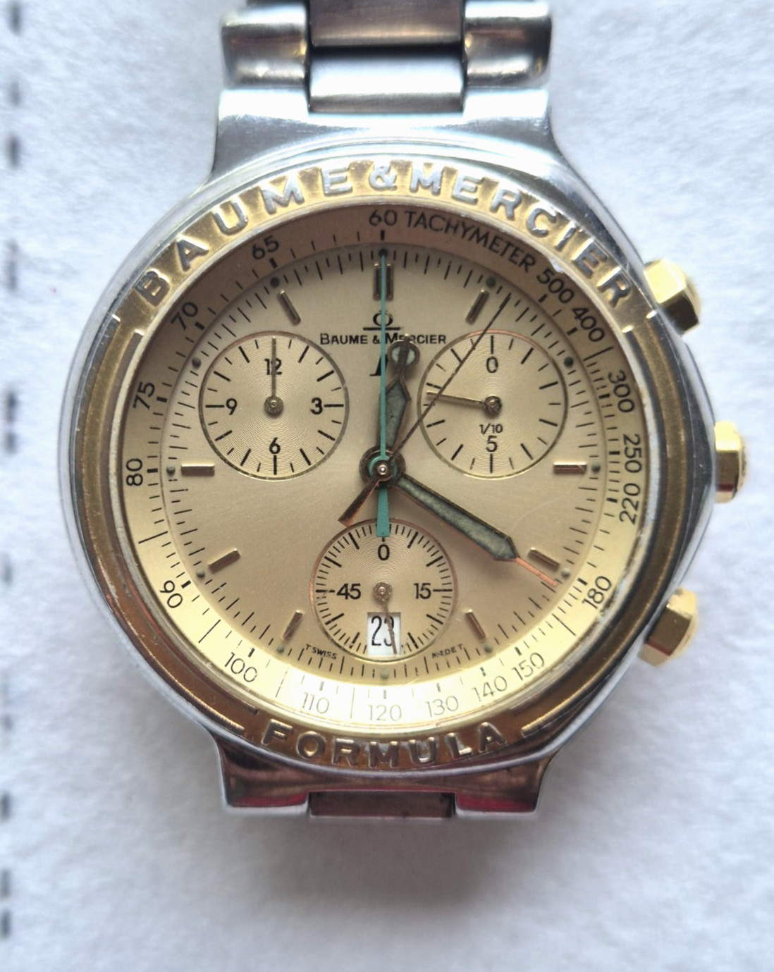 baume mercier mens watch formula one
