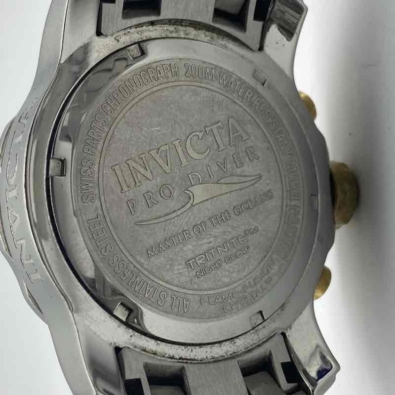 Invicta Pro Diver 10373 Chronograph Men’s Stainless Steel Watch 46.5mm Blue