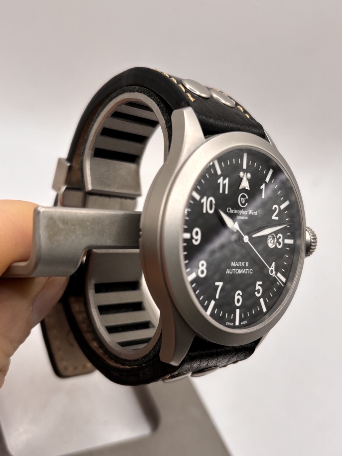 Christopher Ward C8 Pilot Mk2 44mm Aviation watch (06/2011) WH1522