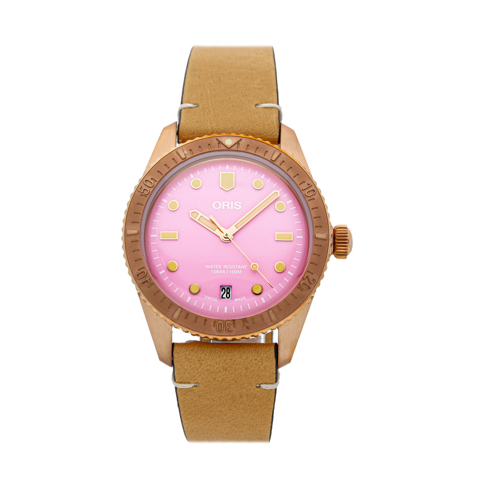 Oris Divers Sixty-Five ‘Cotton Candy’ Bronze Strap 01 733 7771 3158-07 5 19 04BR