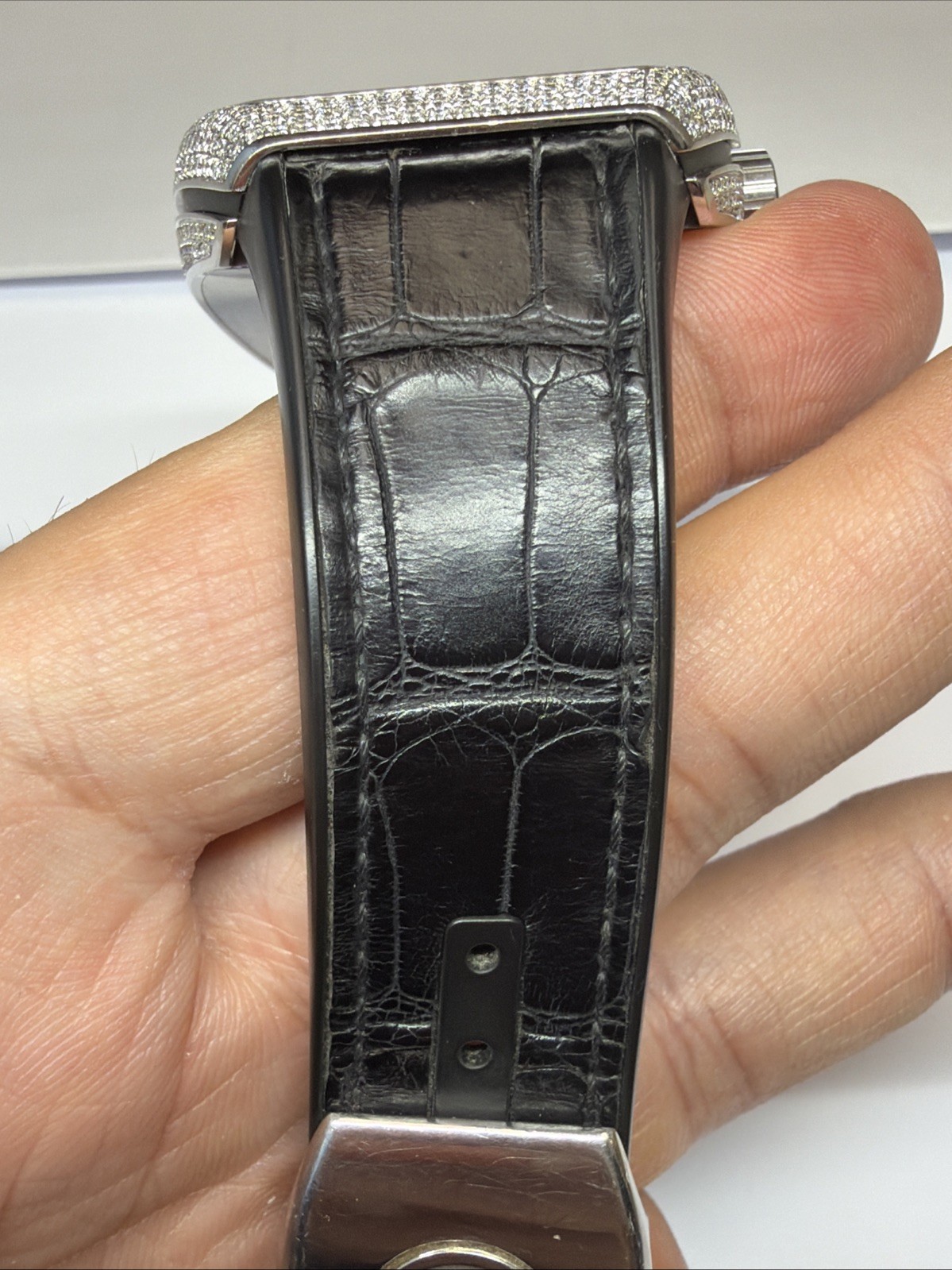 Franck Muller Vanguard Custom Diamond Steel 45mm Auto Men’s Watch V45 SC DT