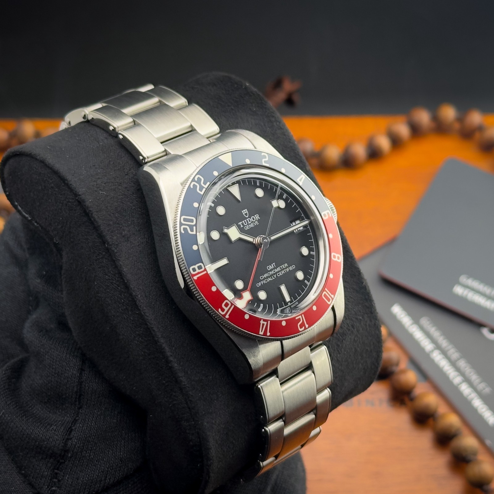 Tudor Black Bay GMT Pepsi 79830RB 79830RB-0001 Black Dial Red Blue Bezel 2022