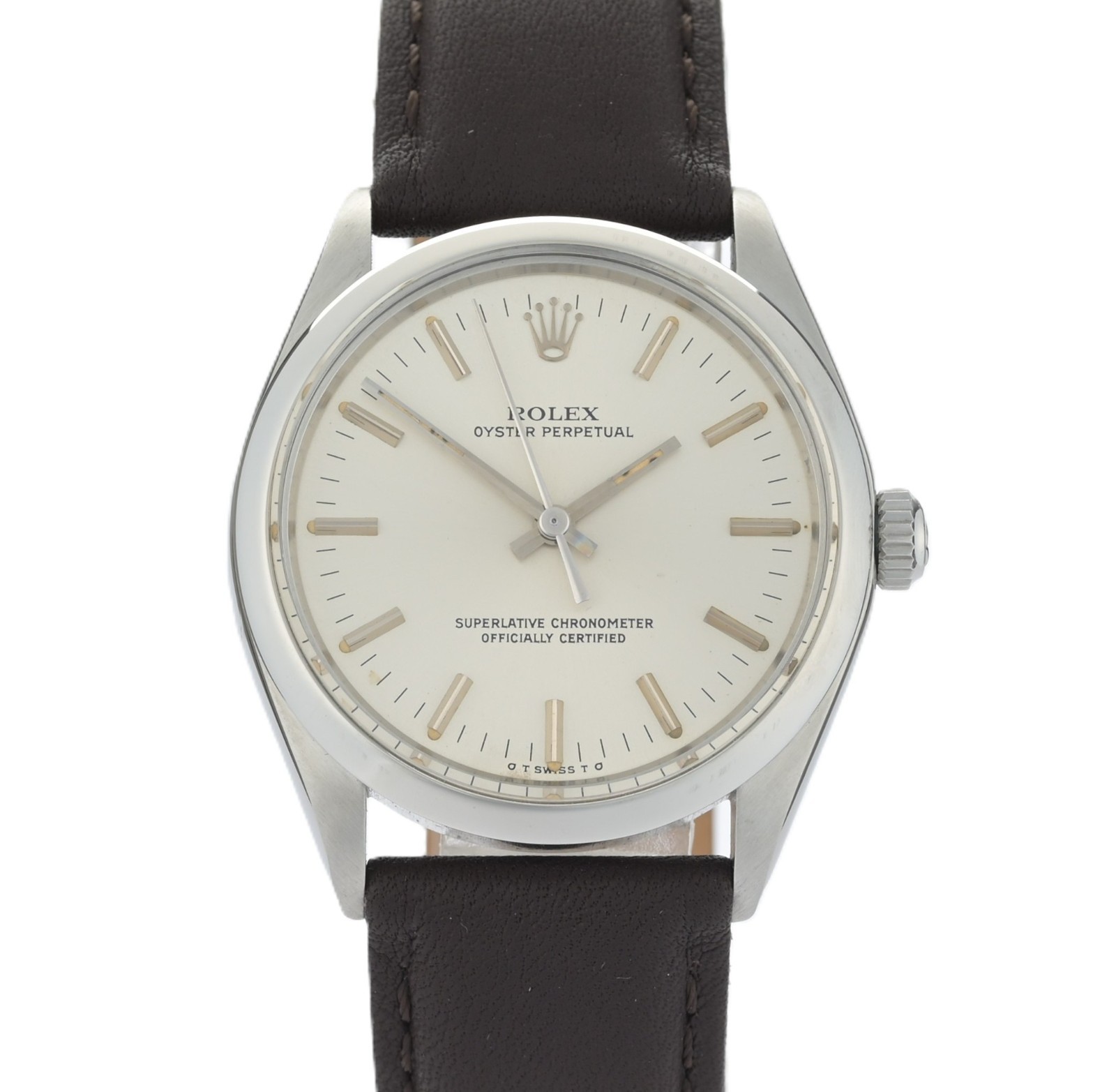 Rolex Oyster Perpetual 1002 Automatic 34mm Steel Men’s Watch