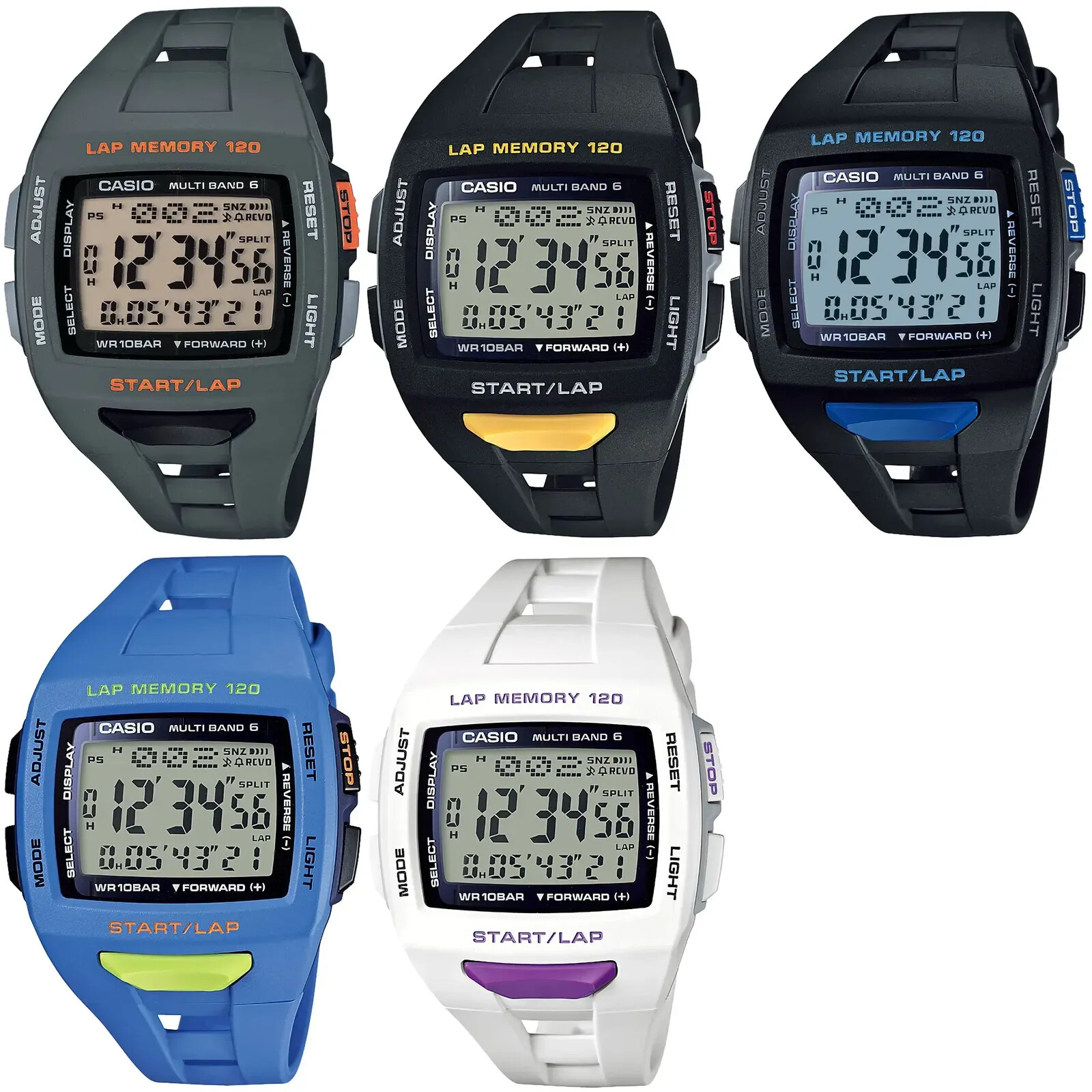 Casio Collection Men’s Watches STW-1000 Series Gray Black Blue White From Japan