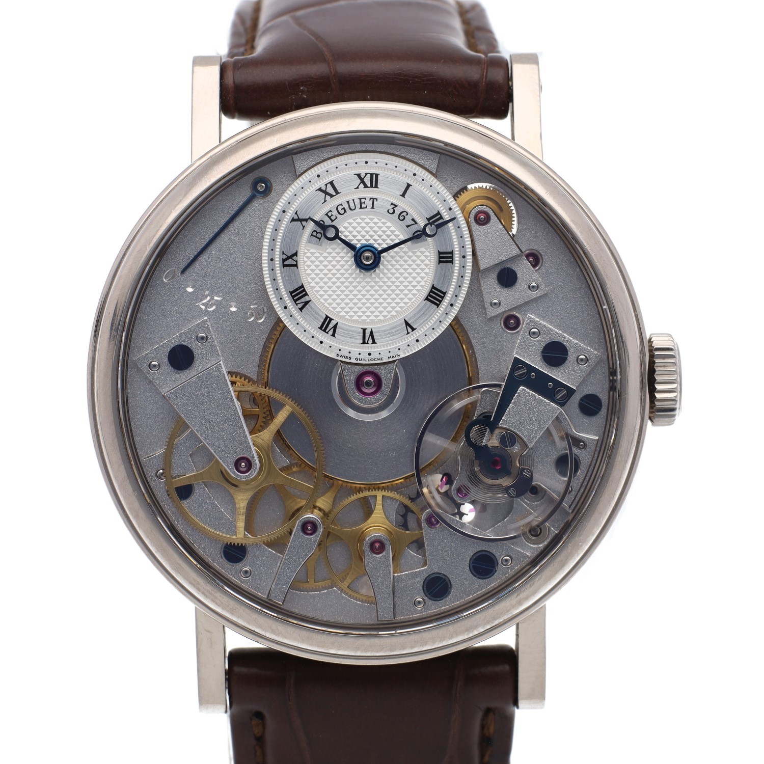 Breguet Tradition Ref. 7027 Manual Wind 38mm 18K White Gold Wristwatch